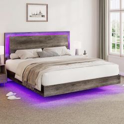 Floating King Bed frame