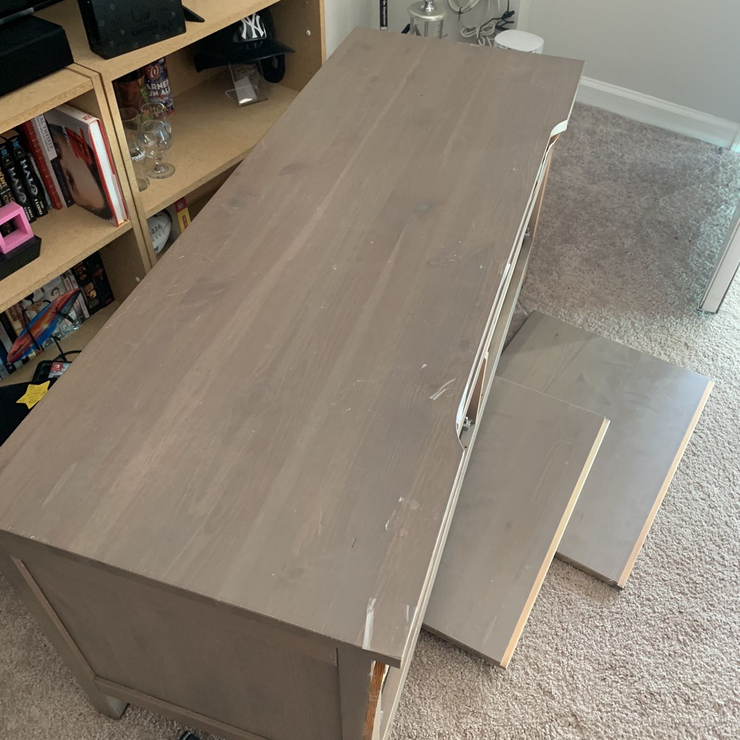 tv stand with cabinet storage
