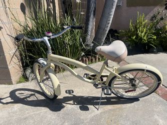 Beige Green line 20” girls bike