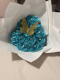 Eternal Bouquet/ Ribbon Roses
