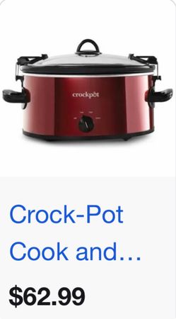 6 Qt  Crock-Pot Slow Cooker