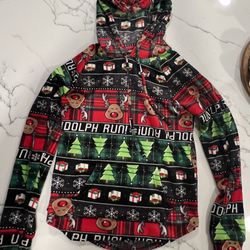 Christmas Fleece Hoodie XS
