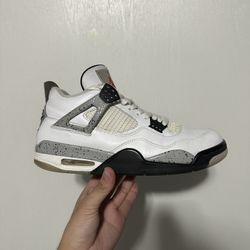 Jordan 4 White Cement
