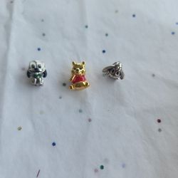 Pandora Charms Disney Winnie The Pooh + Eeyore New