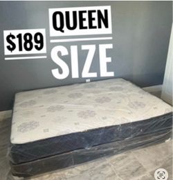 Queen Mattress Set $189 | Brand New