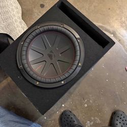 12inch Kicker Comp Subwoofer With Ported Box 