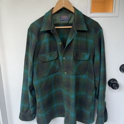 Vintage Pendleton Wool Board Shirt Mens 
