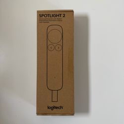 Logitech Spotlight 2 Wireless Bluetooth Laser Pointer Presenter w/ Haptics Black