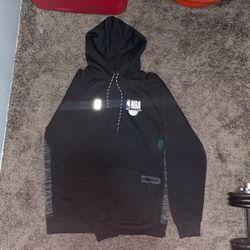 Men Black NBA Hoodie Sz. L