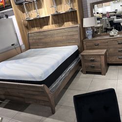 4pc King Bedroom Set 🥳 Easy Financing Available 🥳 No Credit Needed 