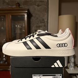 New Mens 10.5 Adidas Audi VL Court Deadstock rare sneakers shoes $100 cash, pick up in Reseda only (Tampa and Vanowen)