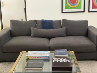 Two large sofas,