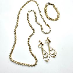 Set Of Napier Pearl Jewelry