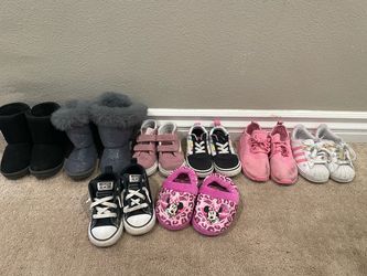 Toddler Girls Shoe Lot – 7 Pairs