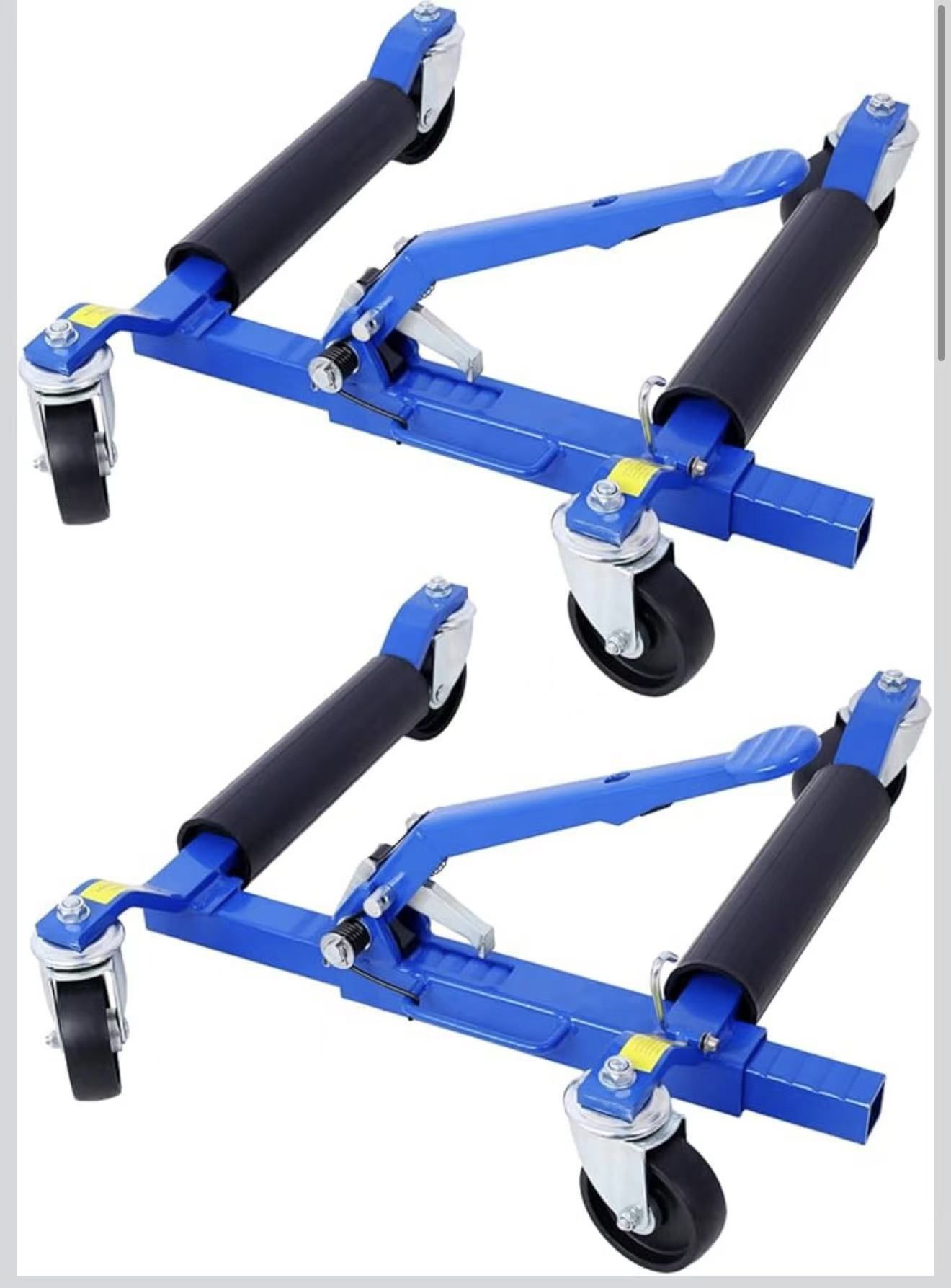 1500 Pounds Wheel Tire Hydraulic Jack with Ratchet Pedal for Vehicle Positioning blue $120