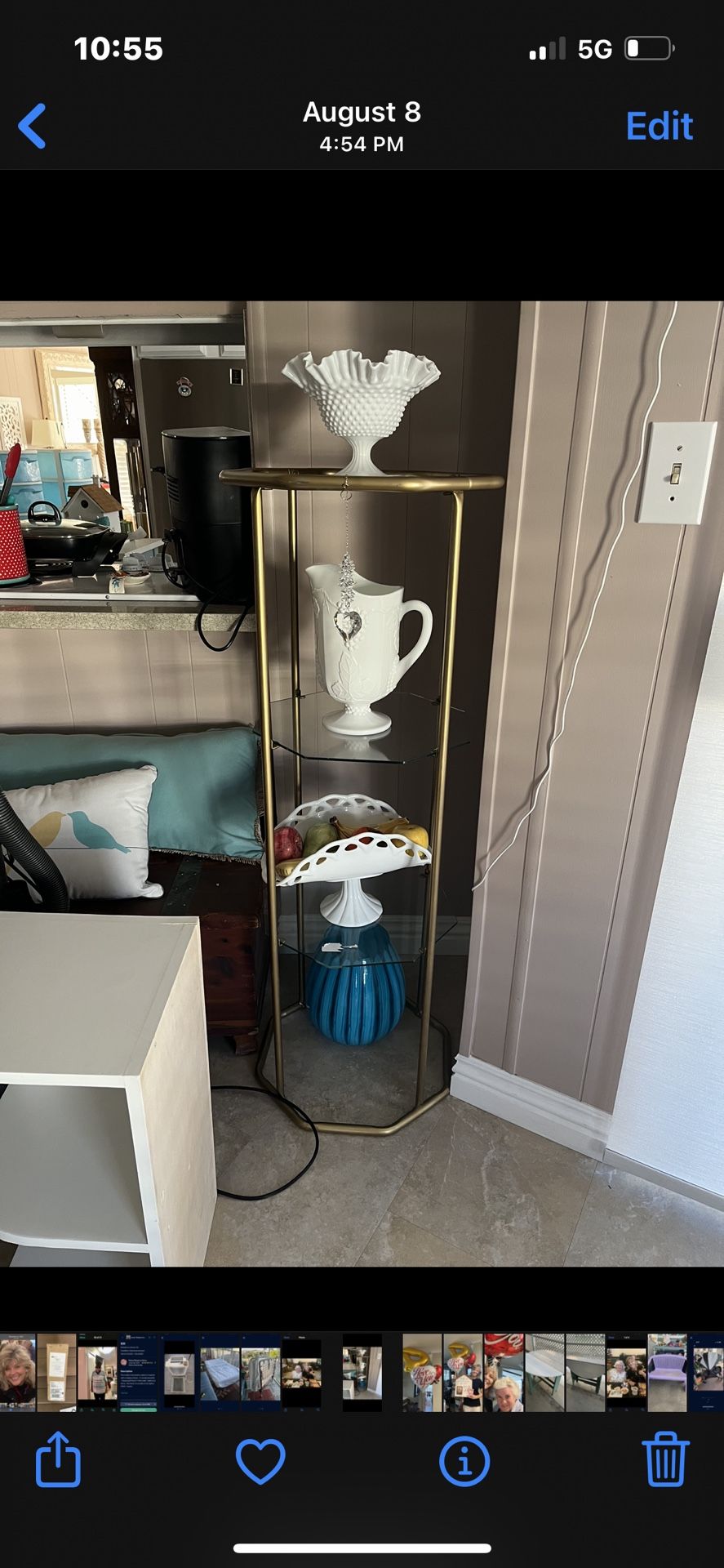 PENDING PICKUP 3 Tier Glass Shelving Unit