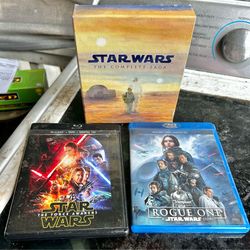 Set of 3 (Star Wars,( #1 )The Complete Saga Series, (#2)The Force Awakens, (#3) Rogue One