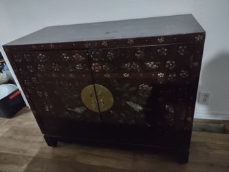 Cabinet With Oriental Design