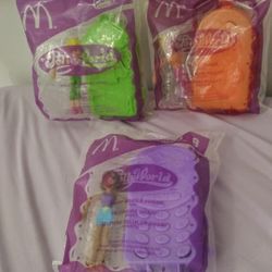 Polly World Sealed Mcdonald Toys 3 Sealed Toys Altogether Numbers 6,7, And 8