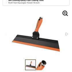 Kraft Tools 18” squeegee trowel $8. New