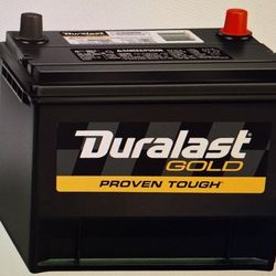Never Used Replacement Duralast Gold Car Battery