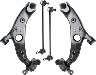 Front Lower Control Arm With Ball Joint Sway Bar Link Compatible with 2013-2016 Mazda CX-5,2014-2019 Mazda 6,Part Number CMS761213, CMS761214 K80296