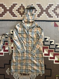 Burberry Zip Up Jacket Women’s Nova Check Size Large