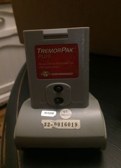 Nintendo 64 tremor pak accessory