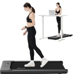 NEW-Bifanuo Walking Pad - Under Desk Treadmill, Treadmill for Home/Office, Quiet and Stable Pad with Remote Control LED Display- Ideal for Fitness Ent