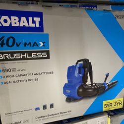 Brand New Kobalt 40v Max Leaf Blower Kit