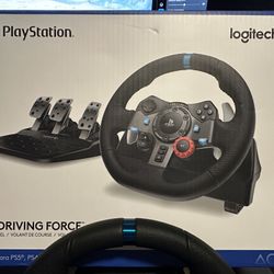Logitech G29 Steering Wheel & Shifter PS4 PS5 Or Pc 