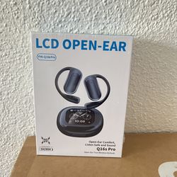 Q16s Pro Open Ear Wireless Earbuds (New Sealed)