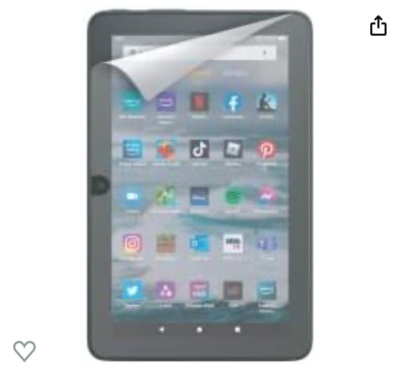 NuPro Clear Screen Protector for Amazon Fire 7 Tablet (2-pack)