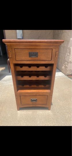 Seminuevo Porta vinos Madera Solida