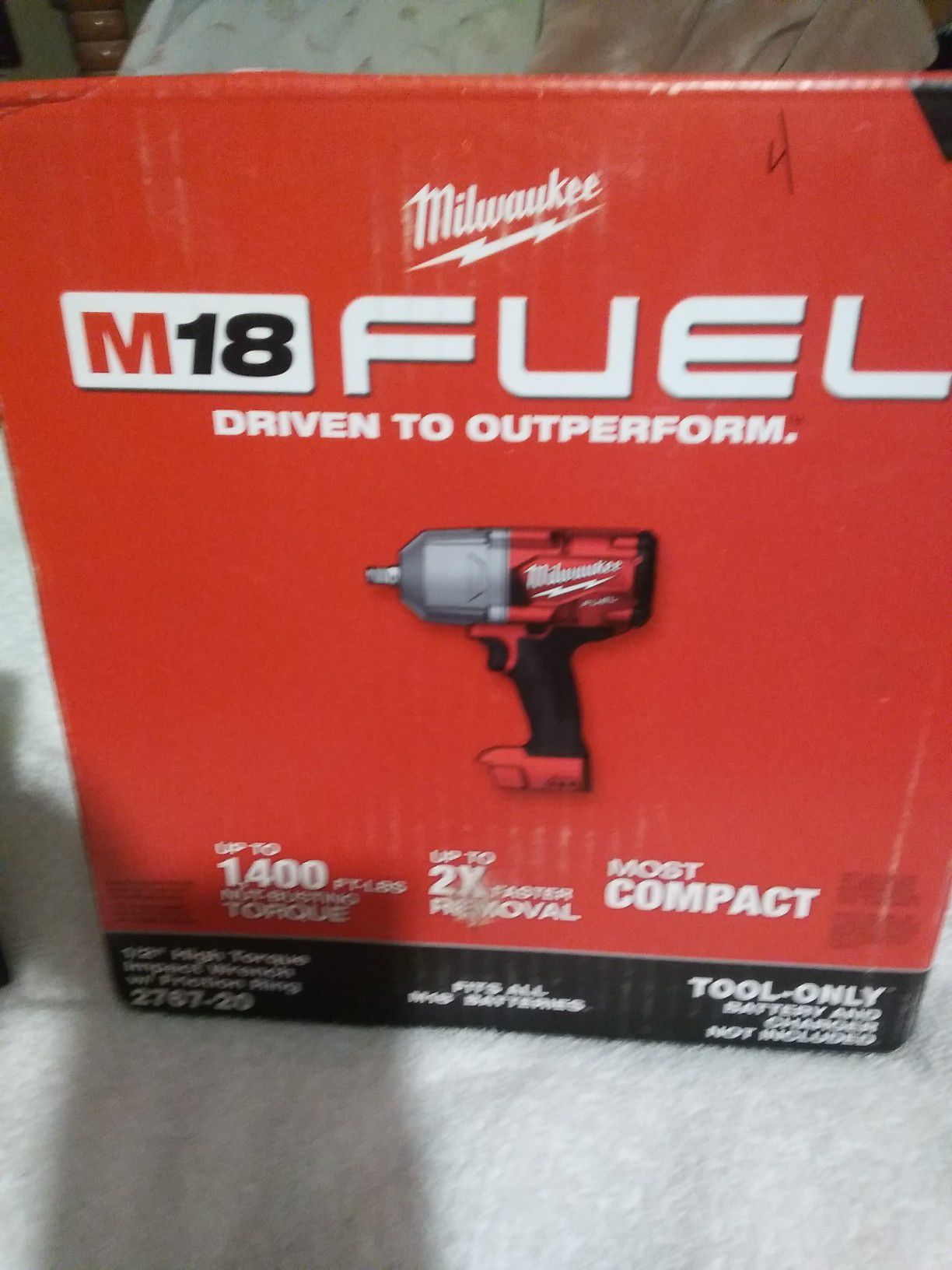 New Milwaukee M18 fuell high torque impact wrench set