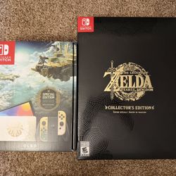 Nintendo Switch Zelda Tears of the Kingdom Console + Collectors Edition BRAND NEW