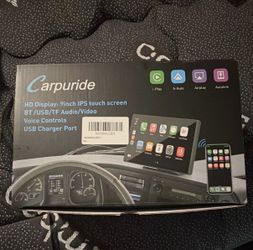 Carpuride Carstereo (901) 9in IPS Touchscreen 1 DIN Receiver BT USB AUX SD