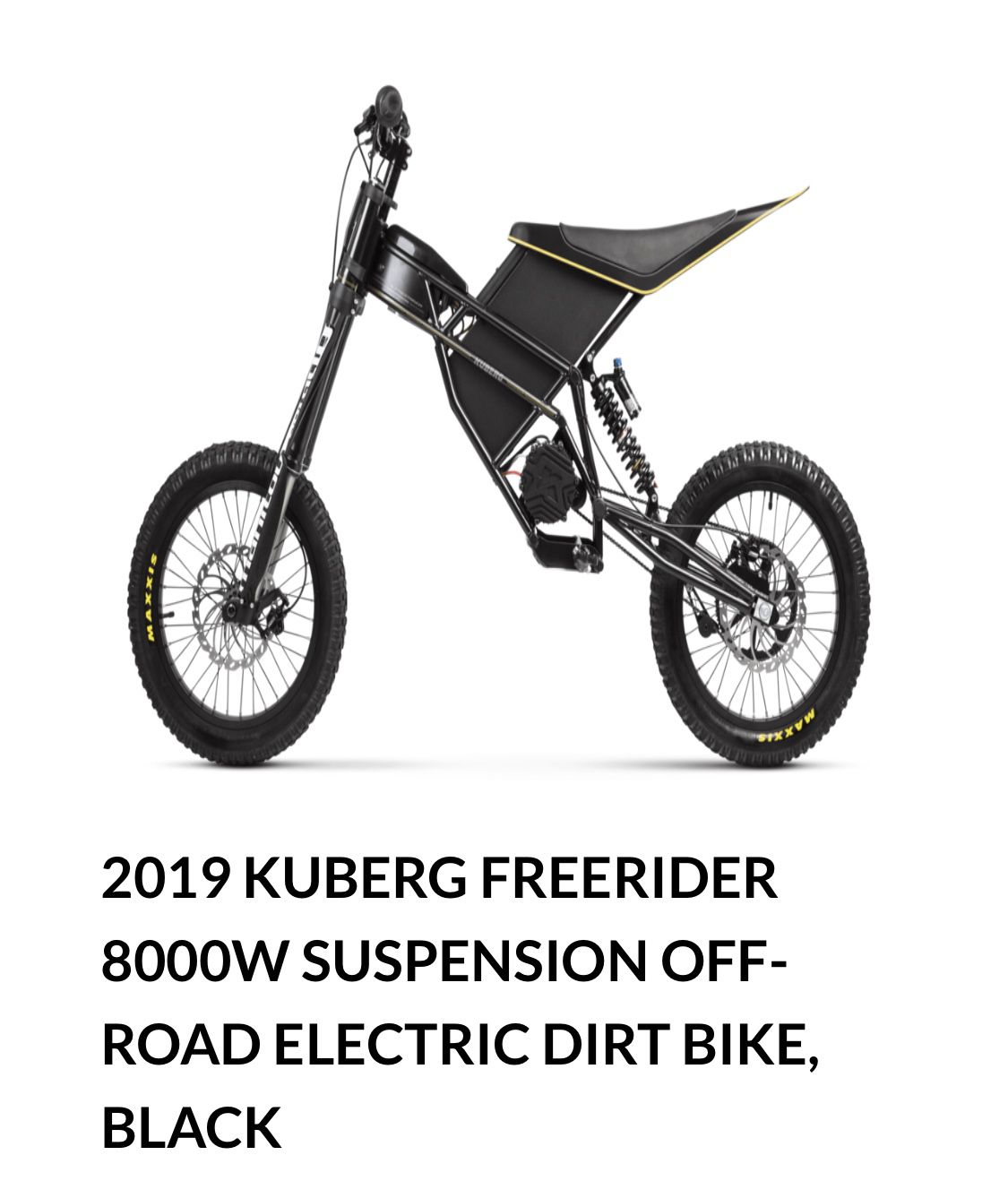 Kuberg electric dirt bike $2495 or trade for small pedal assist mountain bike form wife this one has too much power for her