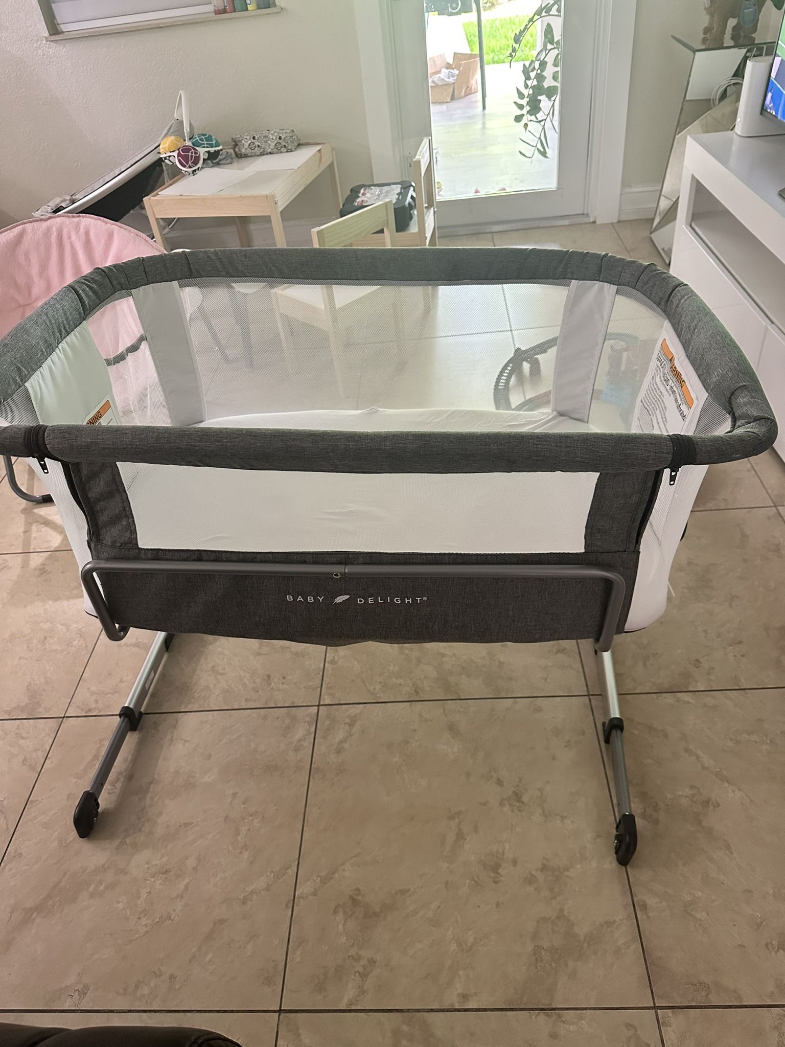 Baby Beside Crib Sleeper