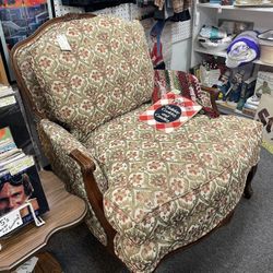Chair Wood Frame Fabric Traditional Fairfield