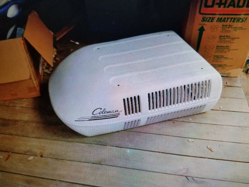 White o e m shroud for Coleman Mach AC air conditioners