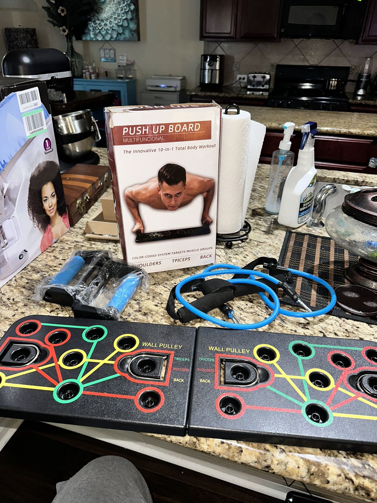 New Total Body Workout Push Up Board Portable Home Gym New Year New Body for Men & Women