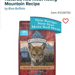 Blue Buffalo Rocky Mountain Red Meat