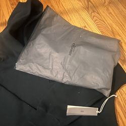 Jet Black Essential Hoodie