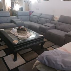 Large American Furniture Wearhouse Sectional.  