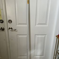 Shower Curtain Rod Adjustable White NEW