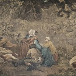 William Ward I After George Morland Vándorcigányok. Printing. Antique.