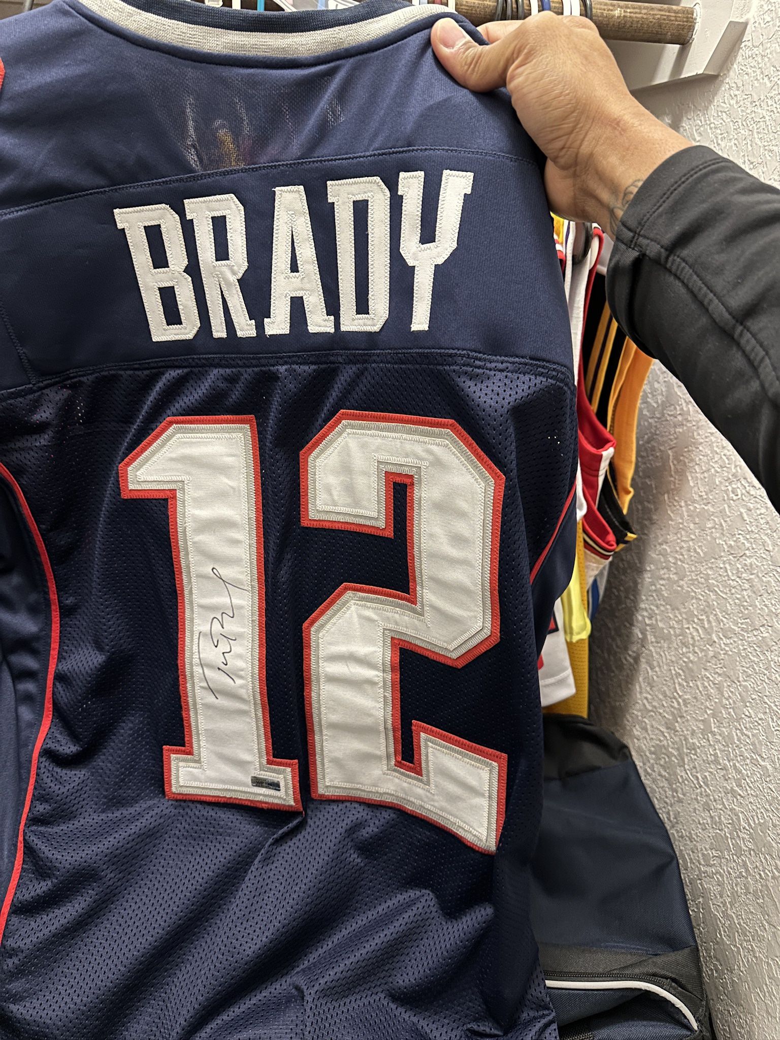 Tom Brady Autographed Jersey