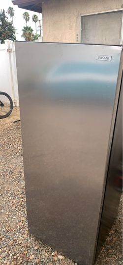 Vissani Stainless Steel Upright Refrigerator