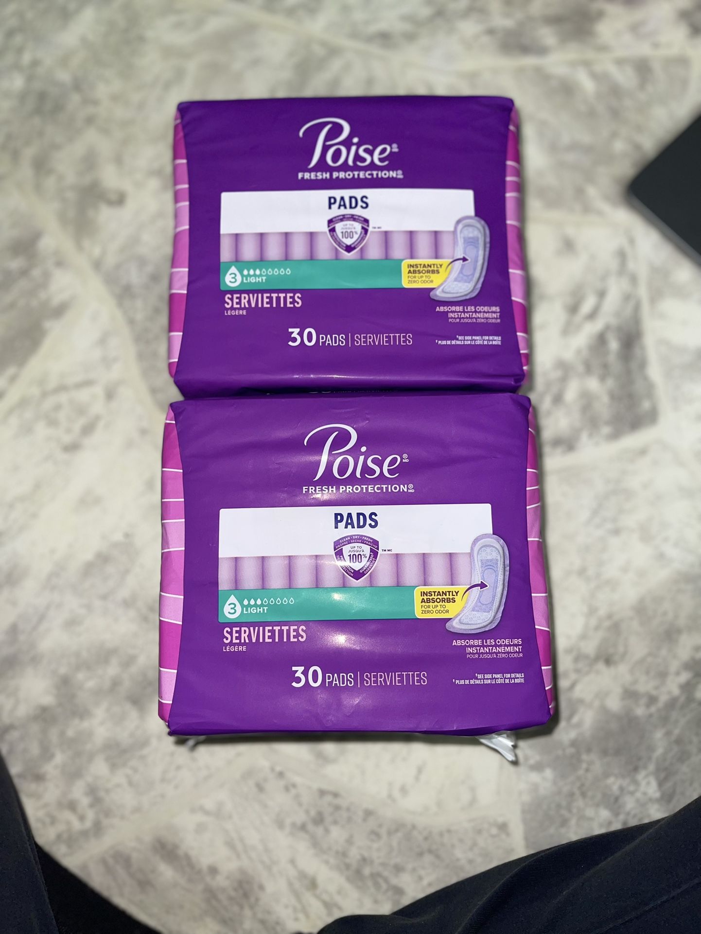 2 Poise Pads